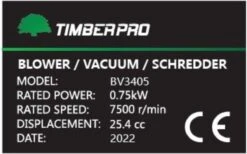 TIMBERPRO - Bladblazer - Benzine - Met Zuig En Versnipperfunctie - Blaassnelheid 225 Km/h - Opvangzak 45 L 8 TIMBERPRO - Bladblazer - Benzine - Met Zuig En Versnipperfunctie - Blaassnelheid 225 Km/h - Opvangzak 45 L -Merkloos Winkel 1200x747 4