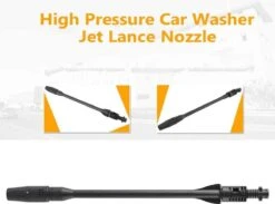 Merkloos 140 Bar Hogedrukspuitlans - Hogedrukreiniger Kärcher-opzetstuk - Verstelbare Sproeikop Voor Karcher Hogedrukreiniger - Accessoire Voor Karcher K1 K2 K3 K4 K5 K6 K7 -Merkloos Winkel 1200x889 1