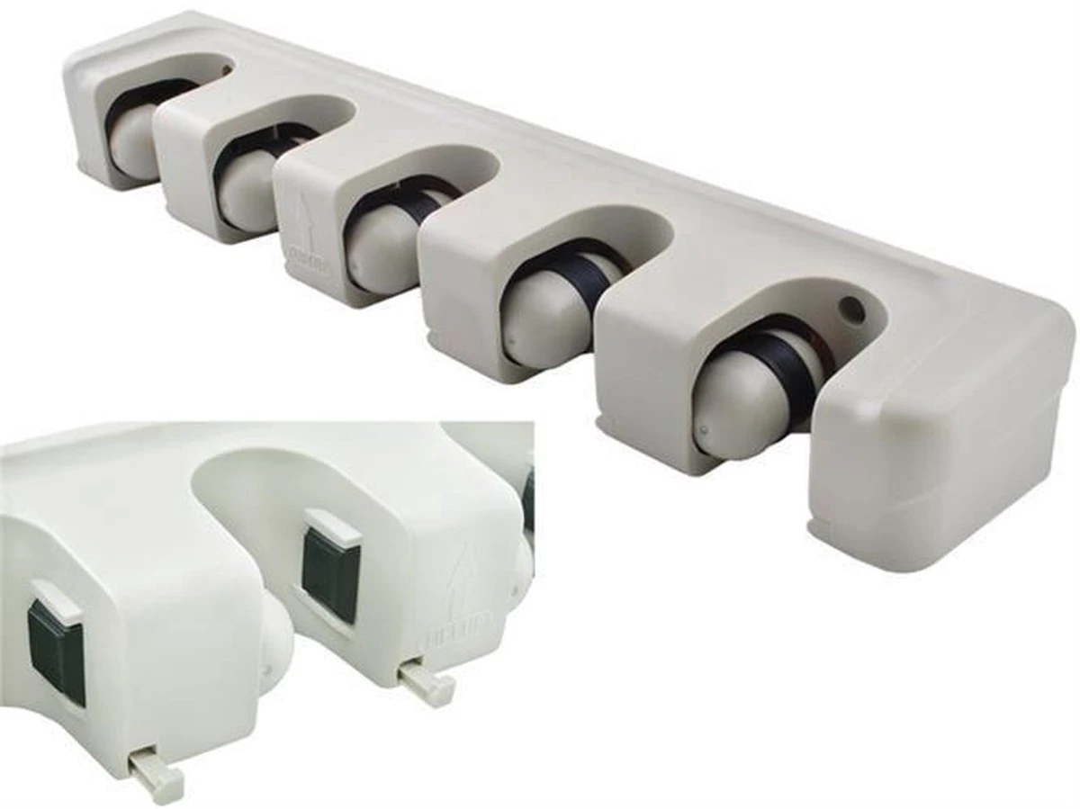 Merkloos Bezem & Tuingereedschap Ophangsysteem - Wandhouder Tuin Gereedschapshouder - Tuingereedschapshouder 2 Merkloos Bezem & Tuingereedschap Ophangsysteem - Wandhouder Tuin Gereedschapshouder - Tuingereedschapshouder - Afbeelding 2