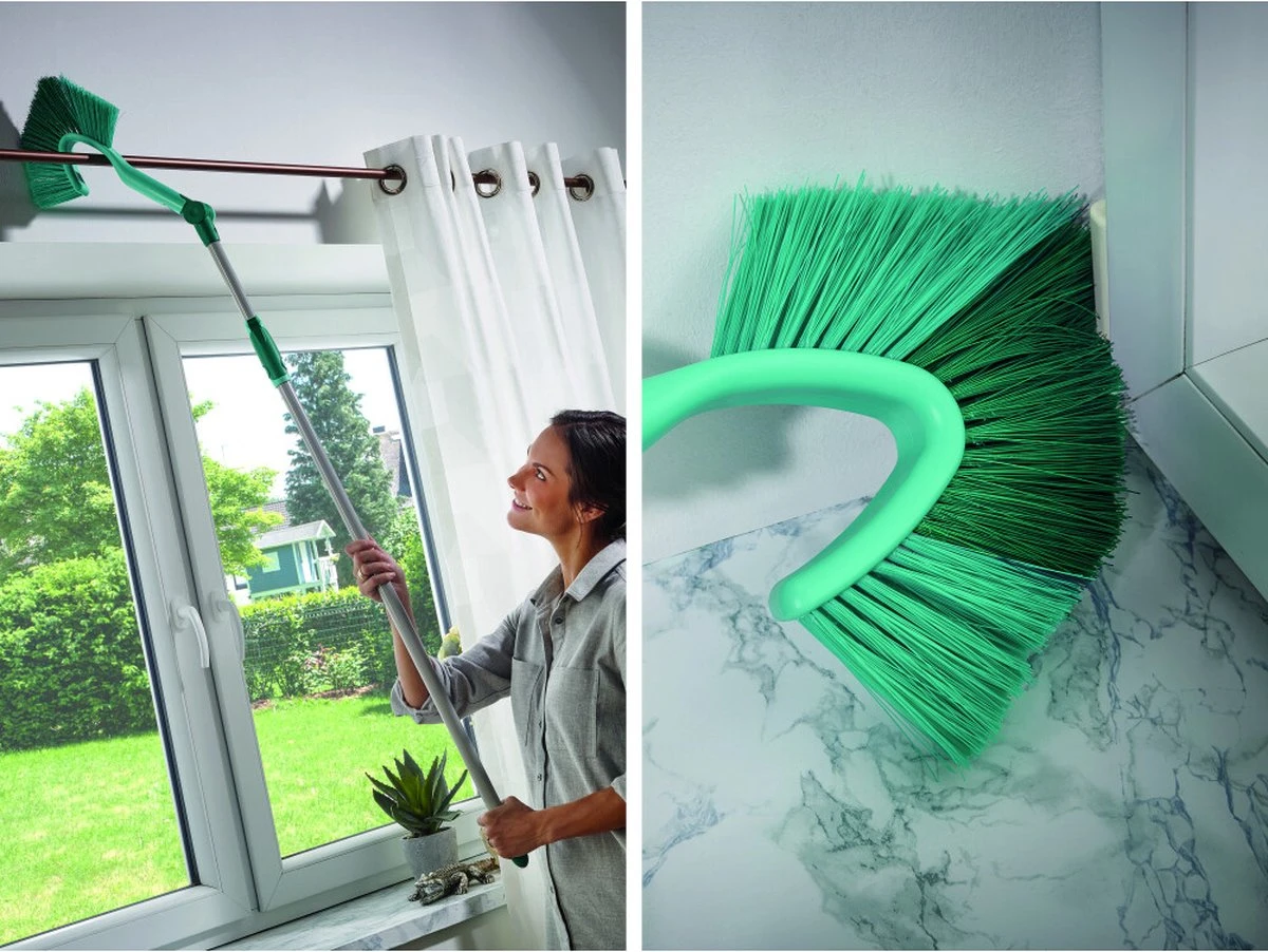 Leifheit Stofbezem Dusty Met Telescoopsteel 3 Leifheit Stofbezem Dusty Met Telescoopsteel - Afbeelding 3