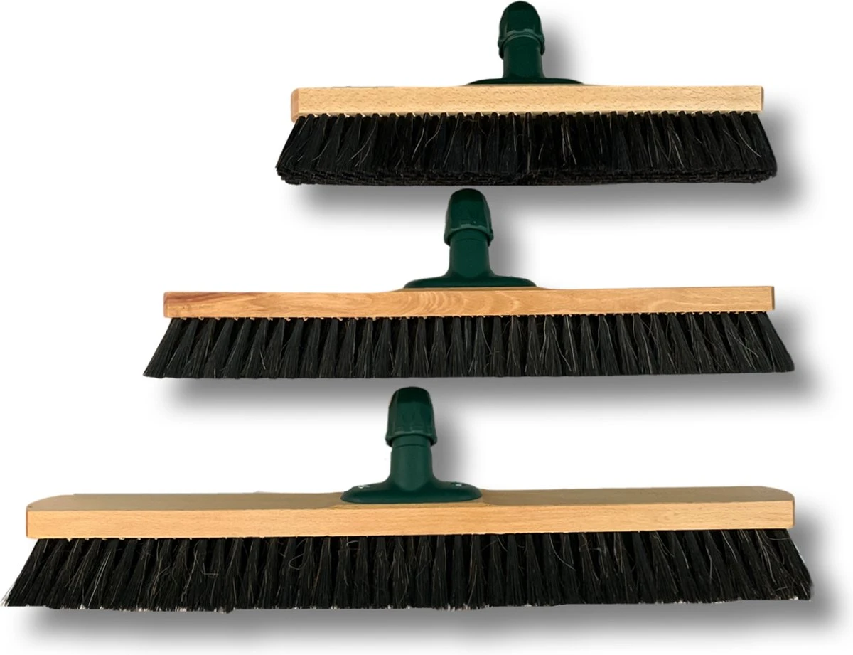 MAUS Classic Bezem Binnen 50cm - Zachte Paardenhaar Zaalveger Van Hout Met Steel - Made In EU -zeer Robuust 5 MAUS Classic Bezem Binnen 50cm - Zachte Paardenhaar Zaalveger Van Hout Met Steel - Made In EU -zeer Robuust - Afbeelding 5