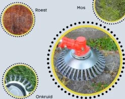 Merkloos Onkruidborstel Voor Bosmaaier | 200mm 20 Cm Staalborstel Nieuw | Universele Onkruidborstel 200 Mm - Onkruidverwijderaar - Voegenborstel - Grastrimmer -Merkloos Winkel 1200x954 4