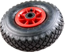 Benson Bolderkarwiel Steekwagenwiel Met Luchtband 3.00-4 | Asgatdiameter 20mm Rollager | Hoogte Wiel 26cm -Merkloos Winkel 1200x970 1