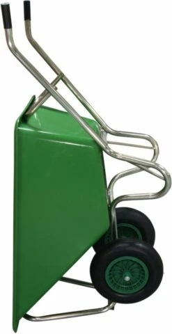 Kruiwagen Met Dubbel Luchtwiel Stal Eco Groen 160 Liter -Merkloos Winkel 617x1200