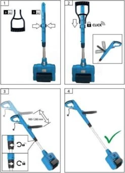 Güde Elektrische Oppervlakte- En Voegenreiniger - MET Telescopische Stang & 4 Voegenborstels - GUB 500 -Merkloos Winkel 868x1200 3