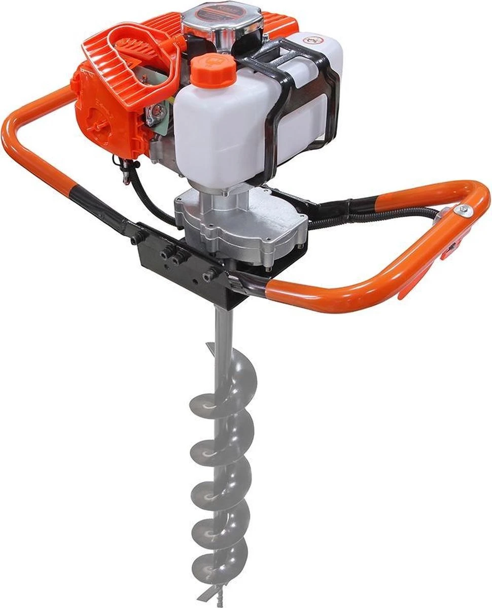 Kibani Grondboor 52cc Benzine - Excl. Losse Grondboren - Palenboor - Grondboor Machine 6 Kibani Grondboor 52cc Benzine - Excl. Losse Grondboren - Palenboor - Grondboor Machine - Afbeelding 6