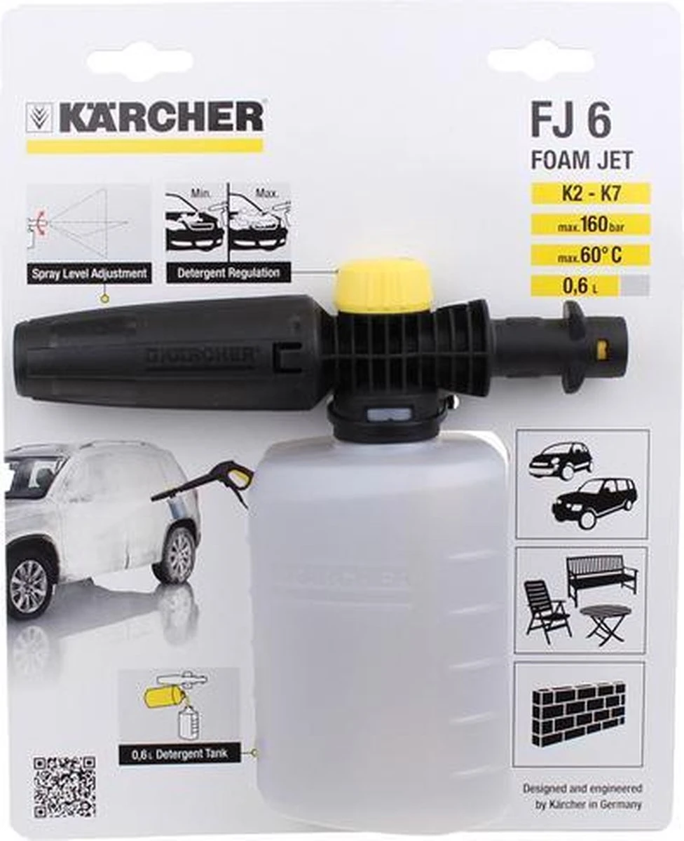 Kärcher FJ 6 Foam Jet - Regelbaar - 0,6 Liter - K2/K7 Series 8 Kärcher FJ 6 Foam Jet - Regelbaar - 0,6 Liter - K2/K7 Series - Afbeelding 8